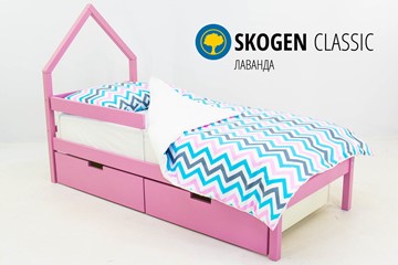 Детская кровать-домик мини Skogen лаванда в Кемерово