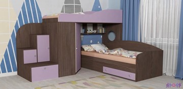 Детская кровать-шкаф Кадет-2, корпус Бодего, фасад Ирис в Кемерово