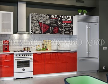 Кухонный гарнитур фотопечать Пицца 1,8 в Кемерово