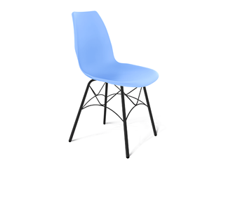 Обеденный стул SHT-ST29/S107 (голубой pan 278/черный муар) в Кемерово