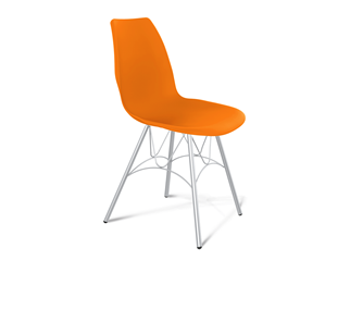 Обеденный стул SHT-ST29/S100 (оранжевый ral2003/хром лак) в Кемерово