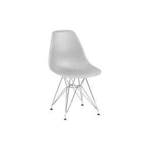 Кухонный стул derstuhl DSL 110 Chrom (светло-серый) в Кемерово