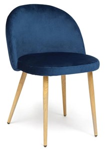 Кухонный стул MELODY (mod. 4997) 52х49х78 темно-синий/натуральное дерево в Кемерово
