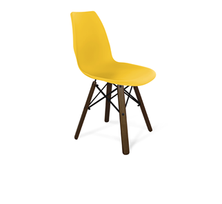 Обеденный стул SHT-ST29/S70 (желтый ral 1021/темный орех/черный) в Кемерово