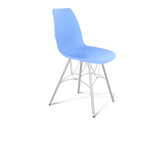 Кухонный стул SHT-ST29/S100 (голубой pan 278/хром лак) в Кемерово