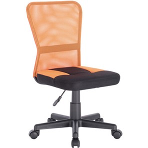 Компьютерное кресло Brabix Smart MG-313 (без подлокотников, комбинированное, черное/оранжевое) 531844 в Кемерово