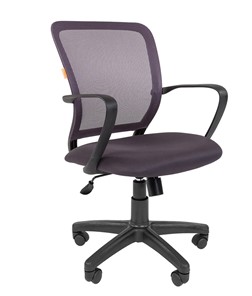 Офисное кресло CHAIRMAN 698 black TW, ткань, цвет серый в Кемерово