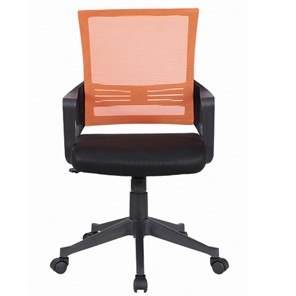 Кресло офисное Brabix Balance MG-320 (с подлокотниками, комбинированное черное/оранжевое) 531832 в Кемерово