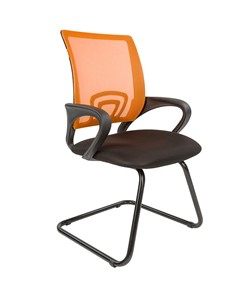 Кресло компьютерное CHAIRMAN 696V, цвет оранжевый в Кемерово