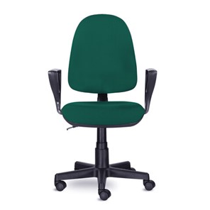 Офисное кресло Brabix Prestige Ergo MG-311 (регулируемая эргономичная спинка, ткань,черно-зеленое) 532421 в Кемерово