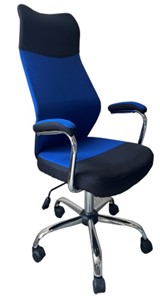 Кресло для компьютера C168 синий в Кемерово