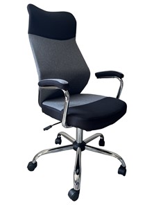 Офисное кресло C168 черный/серый в Кемерово