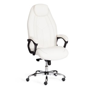 Компьютерное кресло BOSS Lux, кож/зам, белый, арт.21152 в Кемерово