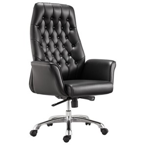 Кресло офисное BRABIX PREMIUM "Legacy EX-750", синхромеханизм, алюминий, экокожа, черное, 532492 в Кемерово