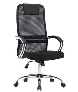 Кресло компьютерное CHAIRMAN CH612 Сетчатый акрил / Ткань стандарт / Экокожа, черный в Кемерово