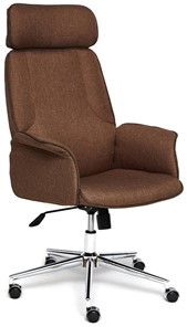 Кресло компьютерное CHARM ткань, коричневый/коричневый , F25/ЗМ7-147 арт.13340 в Кемерово
