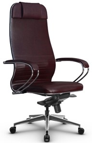 Кресло офисное Metta L 1m 38K2/K мультиблок, нижняя часть 17839 бордовый в Кемерово