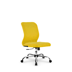 Кресло компьютерное SU-Mr-4/подл.000/осн.003 желтый в Кемерово