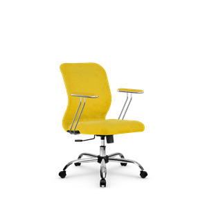 Компьютерное кресло SU-Mr-4/подл.078/осн.003 желтый в Кемерово