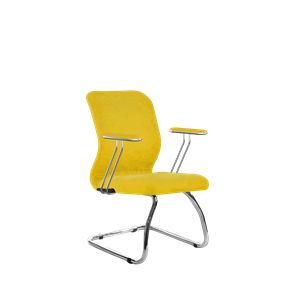 Кресло компьютерное SU-Mr-4/подл.078/осн.007 желтый в Кемерово