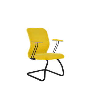 Кресло компьютерное SU-Mr-4/подл.079/осн.008 желтый в Кемерово