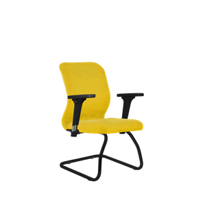 Кресло офисное SU-Mr-4/подл.200/осн.008 желтый в Кемерово