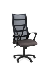 Офисное кресло Топ, сетка/ткань Bahama / черная/серая в Кемерово