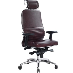 Офисное кресло Samurai KL-3.04, темно-бордовый в Новокузнецке