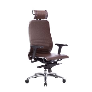 Кресло офисное Samurai K-3.04 темно-коричневый в Новокузнецке