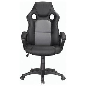 Кресло офисное Brabix Rider Plus EX-544 КОМФОРТ (экокожа, черное/серое) 531582 в Кемерово