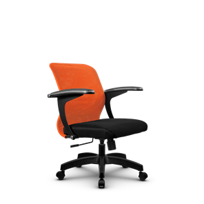 Компьютерное кресло SU-M-4/подл.160/осн.001, Оранжевый/Черный в Кемерово