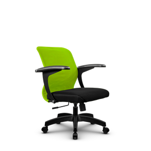 Кресло SU-M-4/подл.160/осн.001, Зеленый/Черный в Кемерово