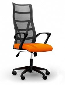 Компьютерное кресло ДамОфис 5600, оранж/черное в Кемерово