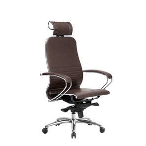 Офисное кресло Samurai K-2.04 темно-коричневый в Кемерово