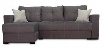 Угловой диван Fashion soft 210 (Uno grey + Brix latte) в Кемерово