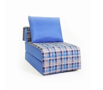 Кресло бескаркасное Харви, синий - квадро в Кемерово