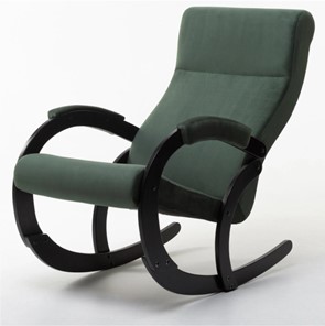 Кресло-качалка в гостиную Корсика, ткань Amigo Green 34-Т-AG в Новокузнецке