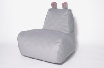 Кресло-мешок Бегемот серый в Новокузнецке