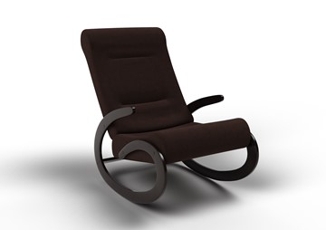 Кресло-качалка Мальта, ткань AMIGo шоколад 10-Т-Ш в Кемерово