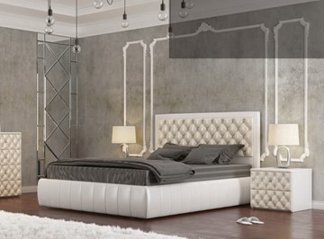 Двуспальная кровать СВ-Стиль Вита 160*200 с основанием в Кемерово