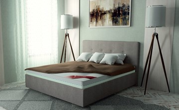 Двуспальная кровать с механизмом Сарма Флоренция 160х200 (с коробом) в Кемерово