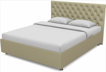 Кровать 1.5-спальная Флоренция-А 1400 с основанием (Nitro Cream) в Новокузнецке