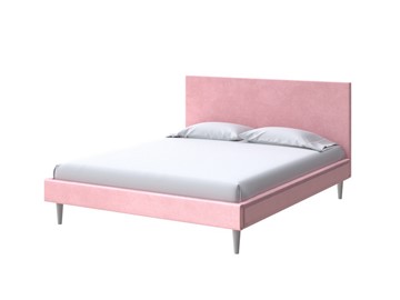 Кровать Claro 160х200, Велюр (Casa Жемчужно-розовый) в Кемерово