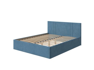 Кровать спальная Helix Plus 180х200, Велюр (Monopoly Прованский синий (792)) в Кемерово