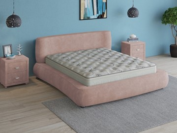 Кровать двуспальная Zephyr 180х200, (Велсофт Винтажный розовый) в Кемерово