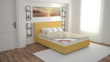 Двуспальная кровать с механизмом Сарма Альба 140х200 (с коробом) в Кемерово