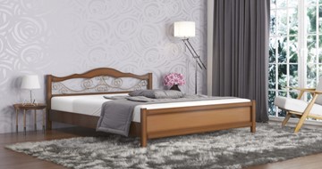 Кровать в спальню СВ-Стиль Ковка 160*200 с основанием в Кемерово