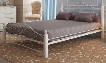 Кровать в спальню Фортуна 1, 1600, белый/белый в Кемерово
