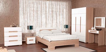 Модульная спальня Версаль Некст, цвет дуб сонома/белый в Кемерово