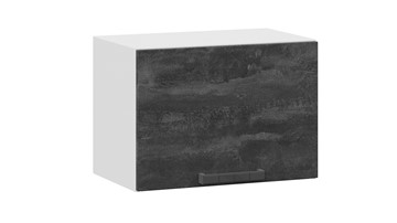 Навесной шкаф Детройт 1В5Г (Белый/Угольный Камень) в Кемерово
